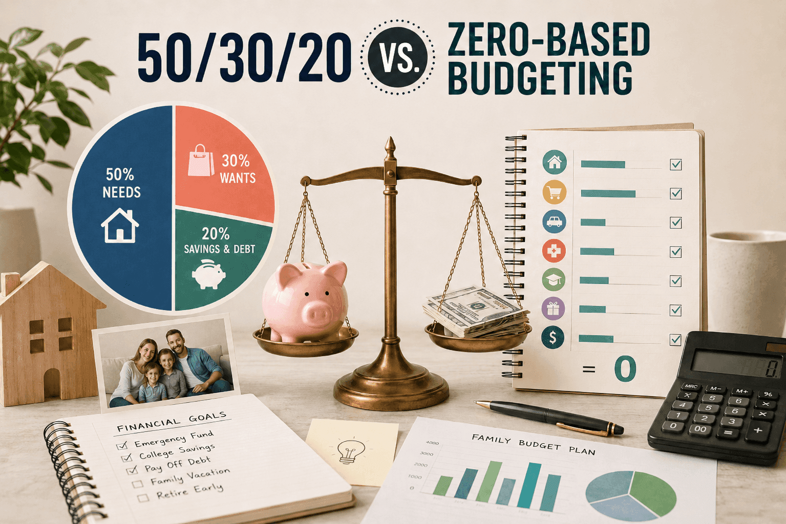 The 50/30/20 Rule vs. Zero-Based Budgeting: Which Actually Works for Your Family?