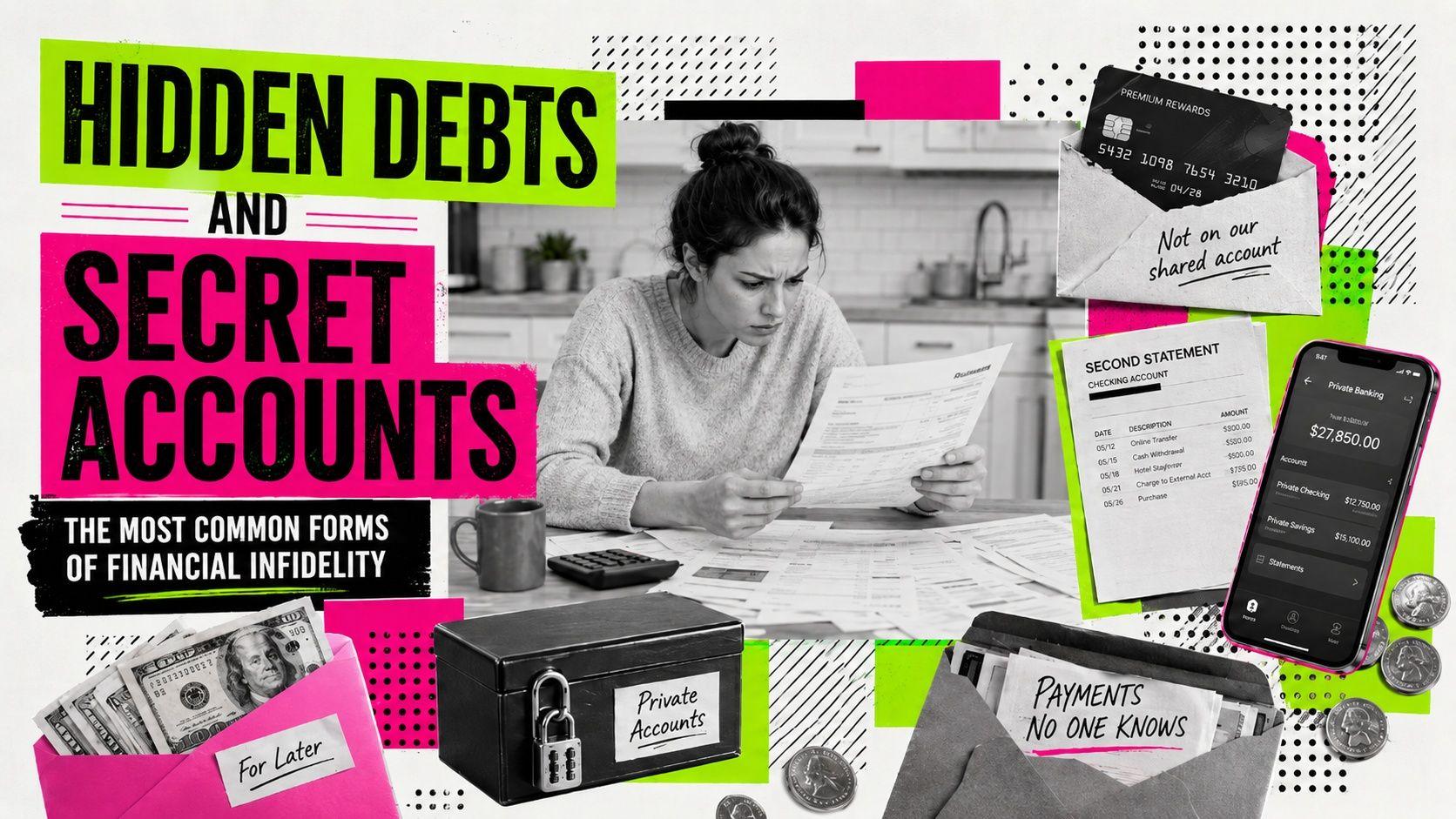 Hidden Debts and Secret Accounts: The Most Common Forms of Financial Infidelity